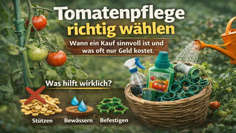 Tomatenpflege richtig wählen: Wann ein Kauf sinnvoll ist und was oft nur Geld kostet