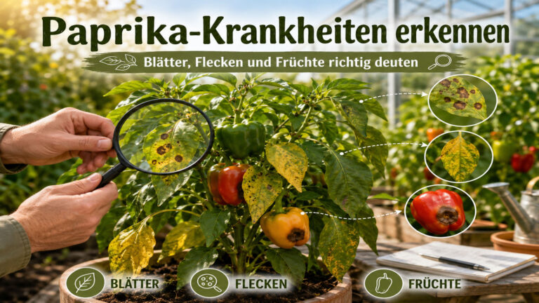 Paprika-Krankheiten erkennen: Blätter, Flecken und Früchte richtig deuten