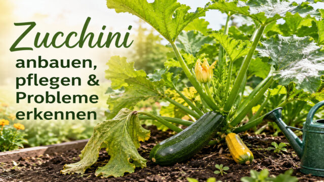 Zucchini anbauen, pflegen & Probleme erkennen