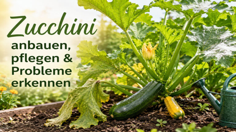 Zucchini anbauen, pflegen & Probleme erkennen