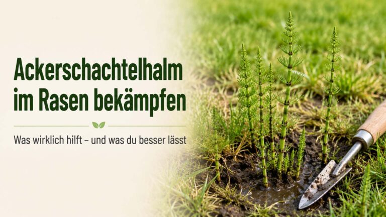 Ackerschachtelhalm im Rasen bekämpfen: Was wirklich hilft – und was du besser lässt