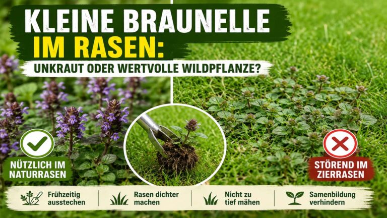 Kleine Braunelle im Rasen: Unkraut oder wertvolle Wildpflanze?