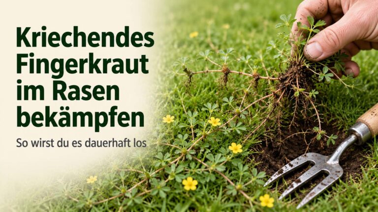 Kriechendes Fingerkraut im Rasen bekämpfen: So wirst du es dauerhaft los
