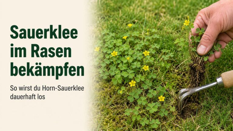 Sauerklee im Rasen bekämpfen: Horn-Sauerklee erkennen und dauerhaft entfernen