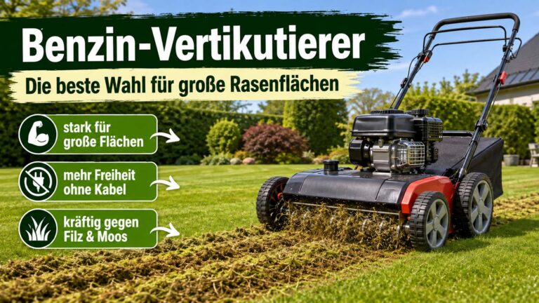 Welcher Benzin-Vertikutierer ist der beste? Die besten Geräte für große Rasenflächen