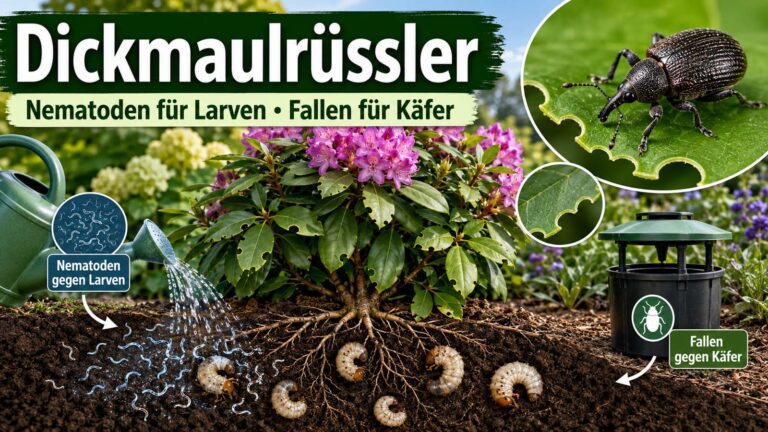 Bestes Mittel gegen Dickmaulrüssler: Nematoden, Käferfallen und die richtige Wahl