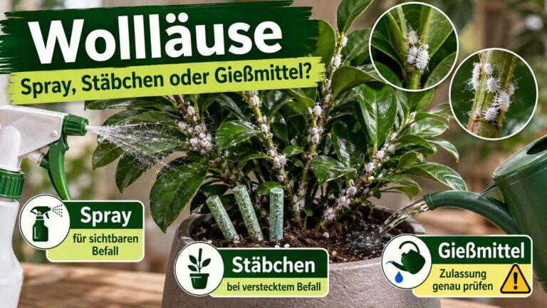 Bestes Mittel gegen Wollläuse: Spray, Stäbchen oder Gießmittel?