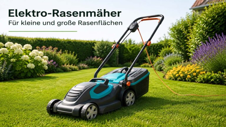 Welcher Elektro-Rasenmäher ist der beste? Kaufhilfe für kleine und große Rasenflächen