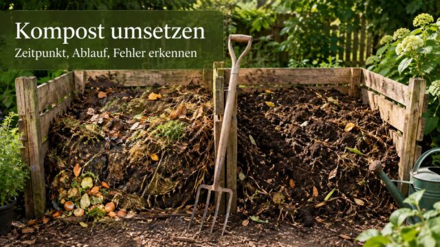 Kompost umsetzen: Zeitpunkt, Ablauf und Fehler sicher erkennen