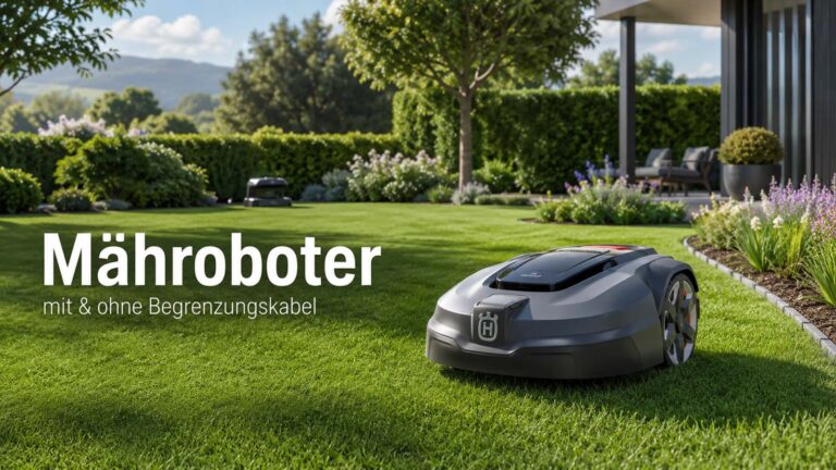 Welcher Mähroboter ist der beste? Modelle mit und ohne Begrenzungskabel im Vergleich
