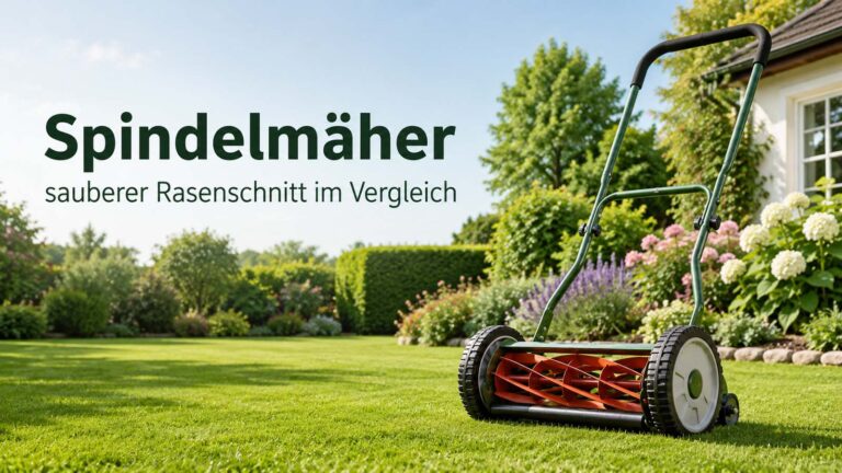 Welcher Spindelmäher ist der beste? Handrasenmäher für einen sauberen Rasenschnitt im Vergleich