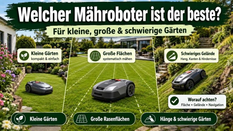 Welcher Mähroboter ist der beste? 8 Modelle im Vergleich