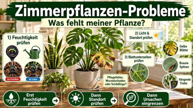 Zimmerpflanzen-Probleme erkennen: Was fehlt meiner Pflanze?