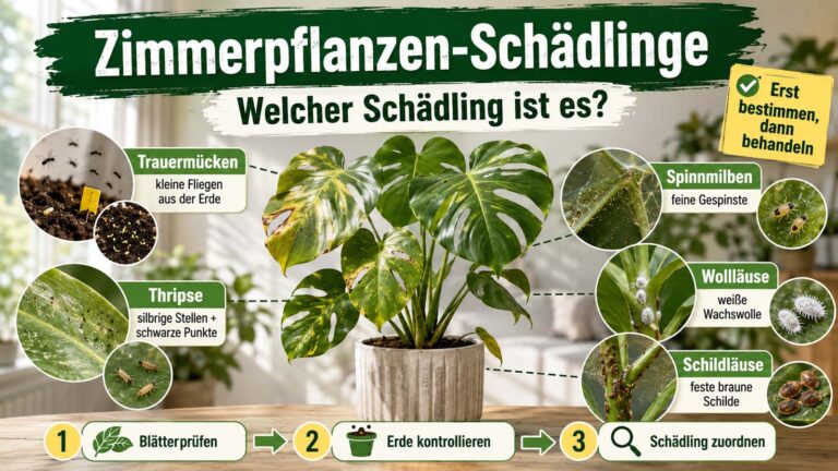 Zimmerpflanzen-Schädlinge erkennen: Welcher Schädling ist es?