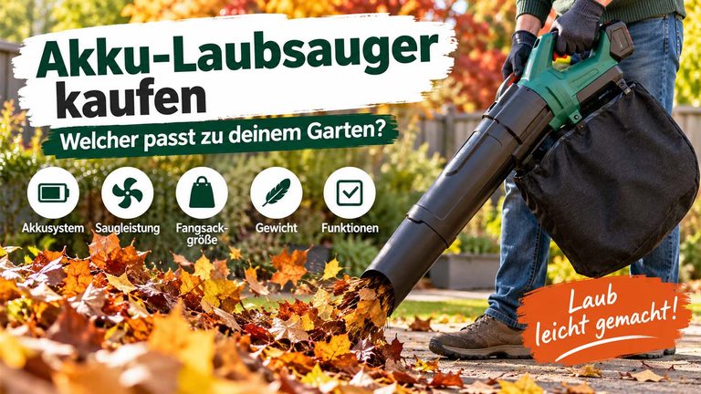 Akku-Laubsauger kaufen: Welcher passt zu deinem Garten?