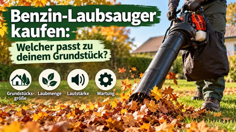 Benzin-Laubsauger kaufen: Welcher passt zu deinem Grundstück?