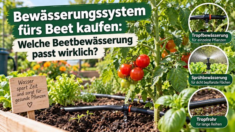 Bewässerungssystem fürs Beet kaufen: Welche Beetbewässerung passt wirklich?
