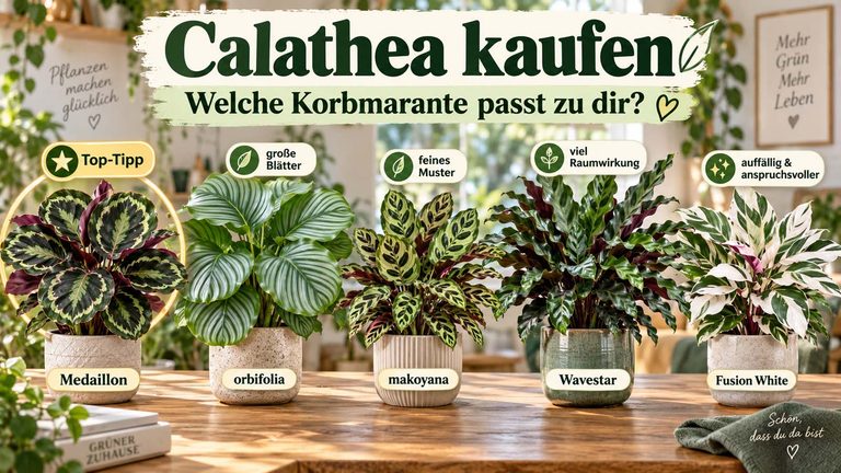 Calathea kaufen: Welche Korbmarante passt zu dir?