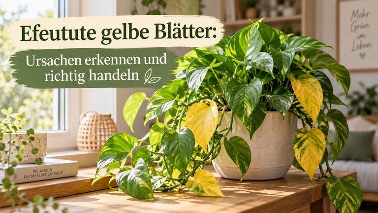 Efeutute gelbe Blätter: Ursachen erkennen und richtig handeln