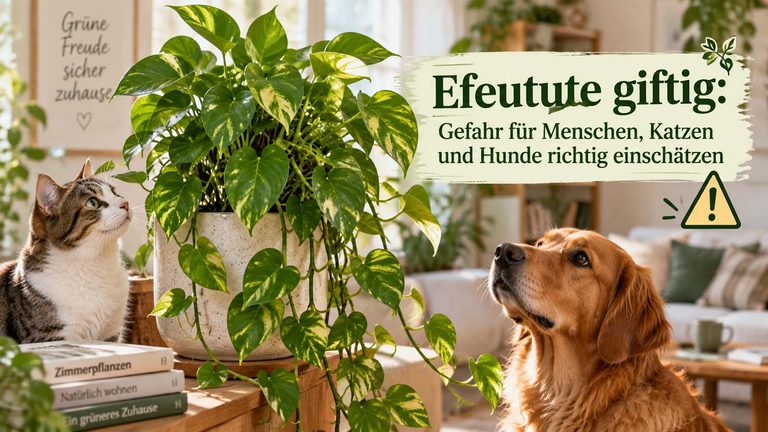 Efeutute giftig: Gefahr für Menschen, Katzen und Hunde richtig einschätzen