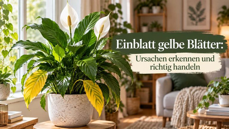 Einblatt gelbe Blätter: Ursachen erkennen und richtig handeln