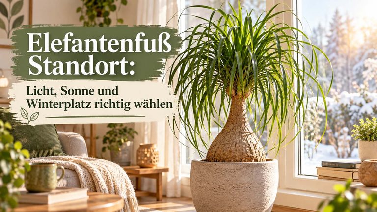 Elefantenfuß Standort: Licht, Sonne und Winterplatz richtig wählen