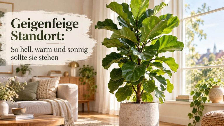 Geigenfeige Standort: So hell, warm und sonnig sollte sie stehen