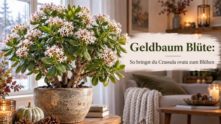 Geldbaum Blüte: So bringst du Crassula ovata zum Blühen