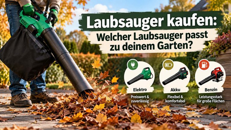 Laubsauger kaufen: Welcher Laubsauger passt zu deinem Garten?