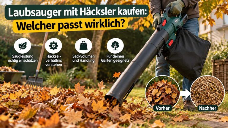 Laubsauger mit Häcksler kaufen: Welcher passt wirklich?