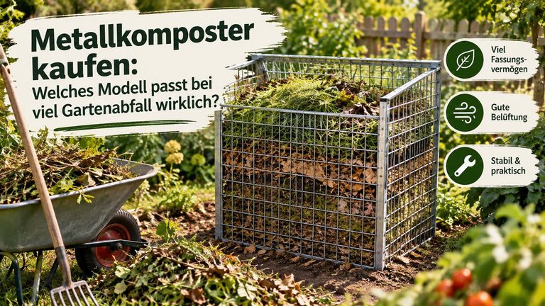 Metallkomposter kaufen: Welches Modell passt bei viel Gartenabfall wirklich?