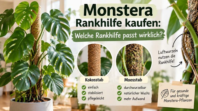 Monstera Rankhilfe kaufen: Welche Rankhilfe passt wirklich?