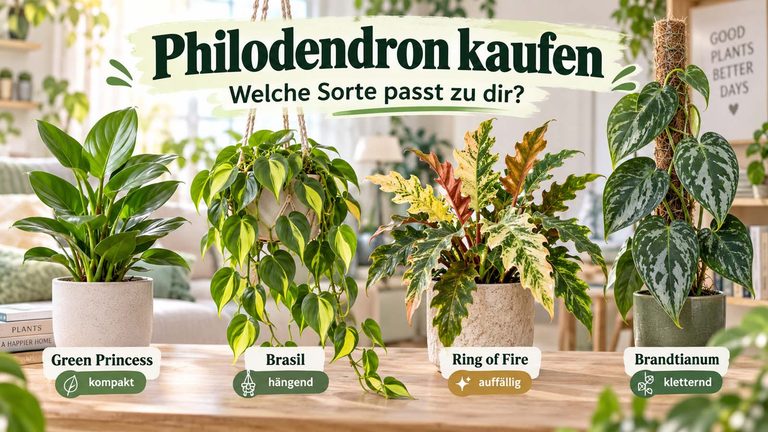 Philodendron kaufen: Welche Sorte passt zu dir?