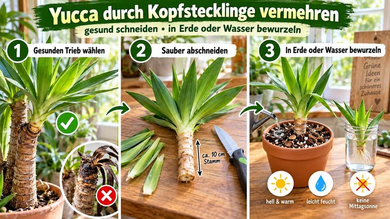 Yucca-Palme hat gelbe Blätter: Ursachen erkennen und richtig handeln