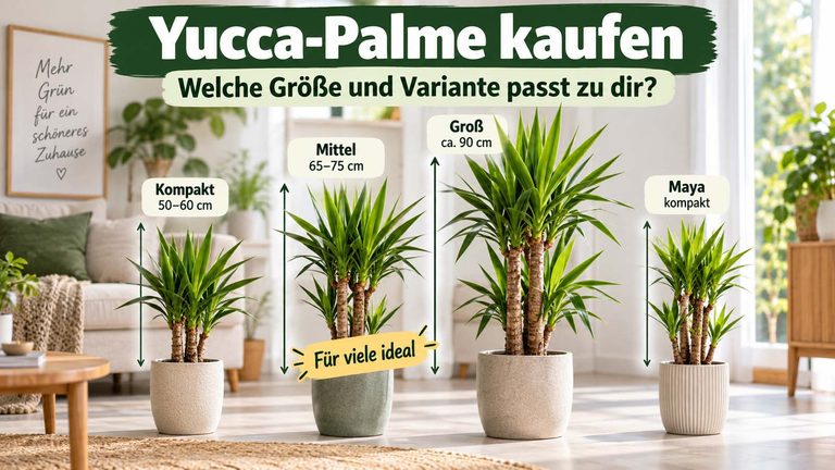Yucca-Palme kaufen: Welche Größe und Variante passt zu dir?