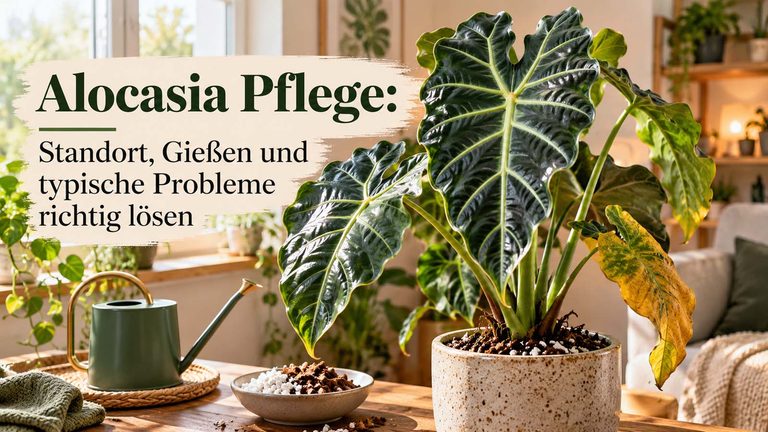 Alocasia Pflege: Standort, Gießen und typische Probleme richtig lösen