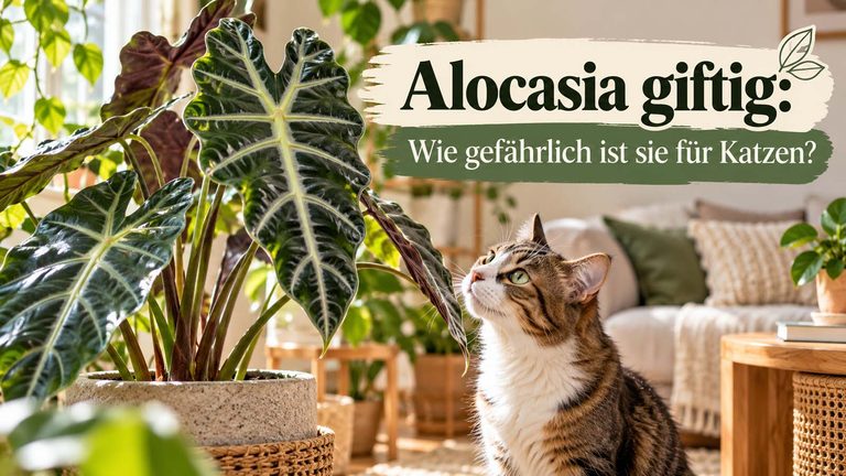 Alocasia giftig: Wie gefährlich ist sie für Katzen?