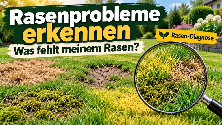 Rasenprobleme erkennen: Was fehlt meinem Rasen? Rasen-Diagnose