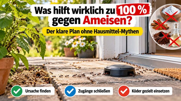Was hilft wirklich zu 100 % gegen Ameisen? Der klare Plan ohne Hausmittel-Mythen