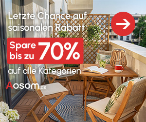 Werbung von Aosom DE/AT